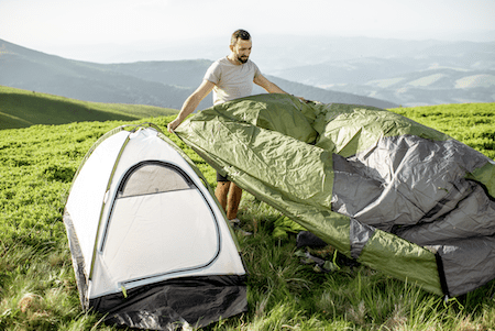 spread the tent