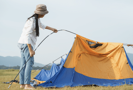 How to Secure a Tent Without Stakes?