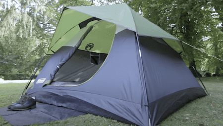 Coleman 4 person Sundome tent height
