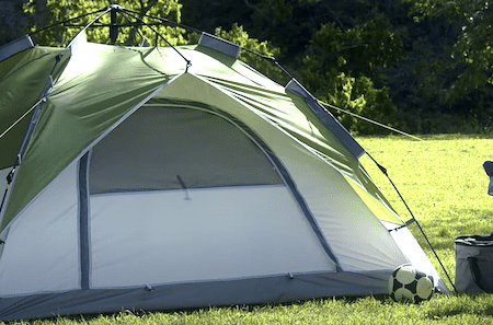 Moon Lence Pop Up Tent Front View