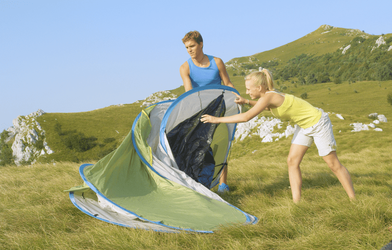 what is a pop up tent